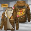 KV Mechelen Aangepaste Naam Nieuwe stijl Jas Met Rits
