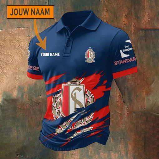 Standard Liège Aangepaste Naam Nieuwe editie Polo Standard Liège Aangepaste Naam Nieuwe editie Polo
