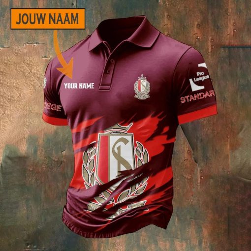 Standard Liège Aangepaste Naam Nieuwe editie Polo Standard Liège Aangepaste Naam Nieuwe editie Polo