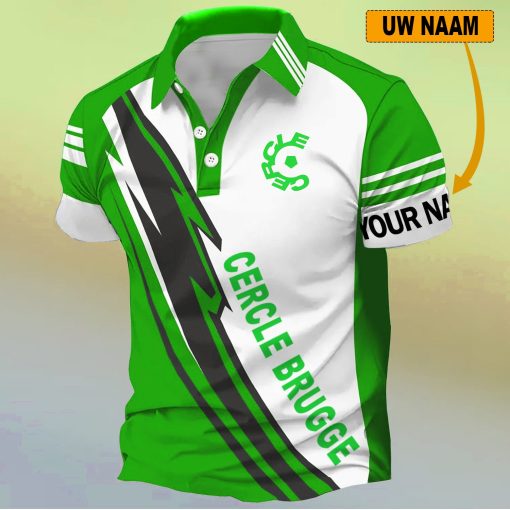Cercle Brugge KSV Aangepaste Naam Nieuw Ontwerp Polo