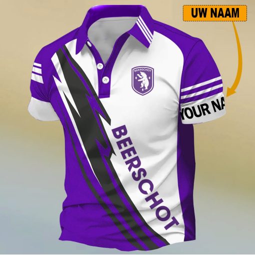 K Beerschot VA Aangepaste Naam Nieuw Ontwerp Polo
