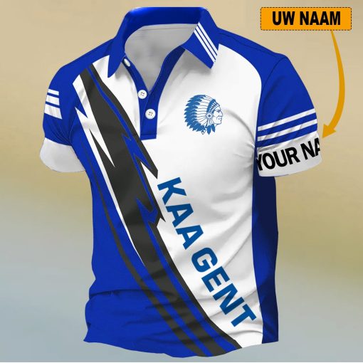 KAA Gent Aangepaste Naam Nieuw Ontwerp Polo
