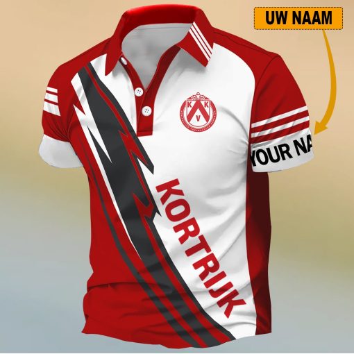 KV Kortrijk Aangepaste Naam Nieuw Ontwerp Polo