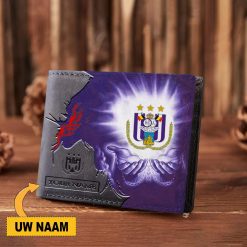 RSC Anderlecht – Aangepaste Naam Nieuw Ontwerp Portemonnee