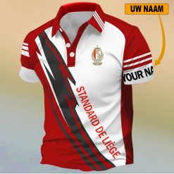 Standard Liège Aangepaste Naam Nieuw Ontwerp Polo