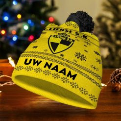 K Lierse SK – Aangepaste Naam Nieuwe Versie Kerstmuts