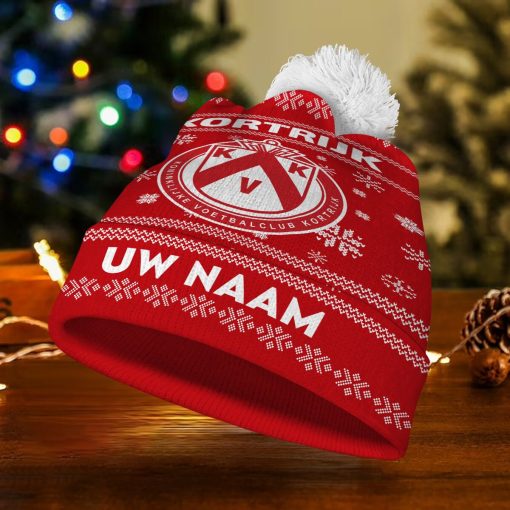 KV Kortrijk – Aangepaste Naam Nieuwe Versie Kerstmuts