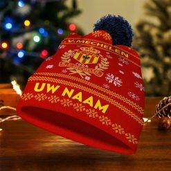 KV Mechelen – Aangepaste Naam Nieuwe Versie Kerstmuts