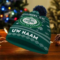Lommel SK – Aangepaste Naam Nieuwe Versie Kerstmuts