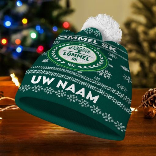 Lommel SK – Aangepaste Naam Nieuwe Versie Kerstmuts