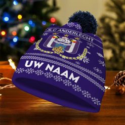 RSC Anderlecht – Aangepaste Naam Nieuwe Versie Kerstmuts