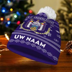 RSC Anderlecht – Aangepaste Naam Nieuwe Versie Kerstmuts