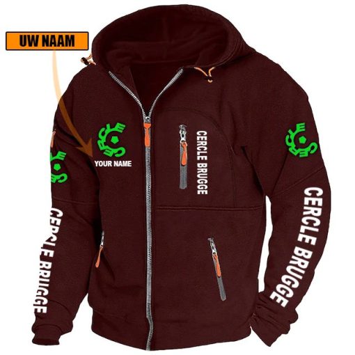 Cercle Brugge KSV Vest met rits – Nieuwe versie met je naam Cercle Brugge KSV Vest met rits – Nieuwe versie met je naam