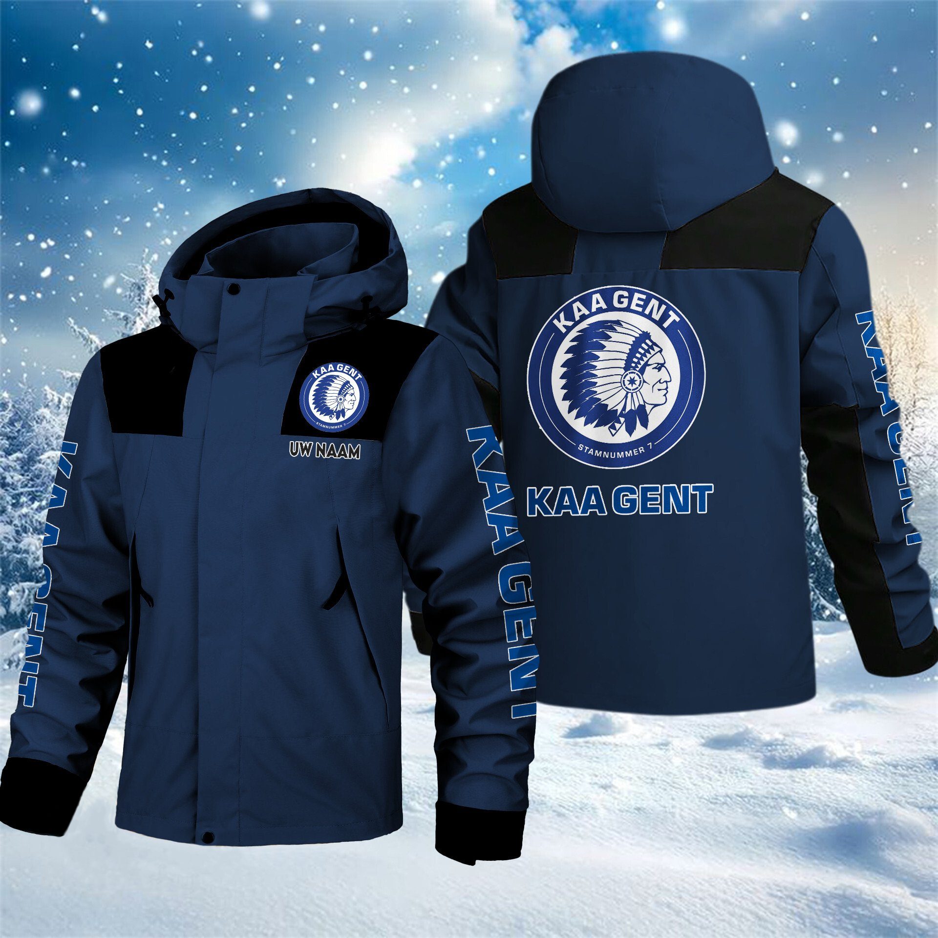 KAA Gent Outdoorjas – Sportieve Stijl met Je Naam KAA Gent Outdoorjas – Sportieve Stijl met Je Naam