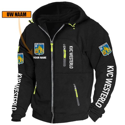 KVC Westerlo Vest met rits – Nieuwe versie met je naam KVC Westerlo Vest met rits – Nieuwe versie met je naam