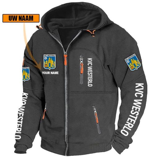 KVC Westerlo Vest met rits – Nieuwe versie met je naam KVC Westerlo Vest met rits – Nieuwe versie met je naam