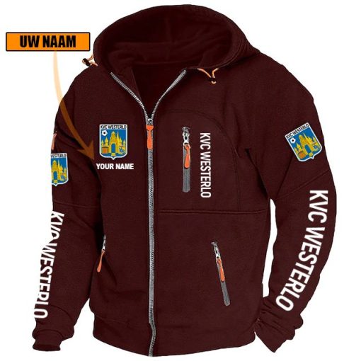 KVC Westerlo Vest met rits – Nieuwe versie met je naam KVC Westerlo Vest met rits – Nieuwe versie met je naam