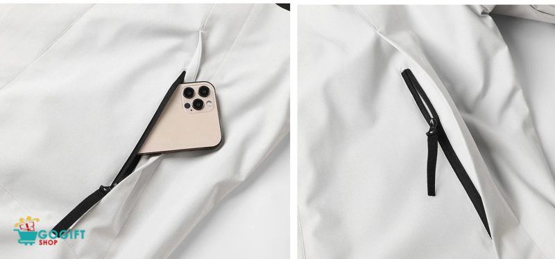 Productdetails van de outdoorjas