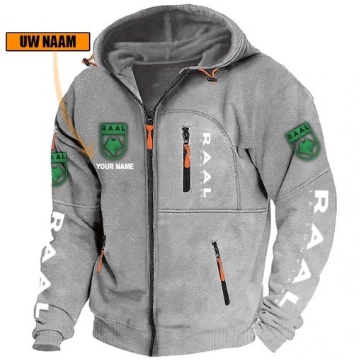 RAAL La Louvière Vest met rits – Nieuwe versie met je naam RAAL La Louvière Vest met rits – Nieuwe versie met je naam