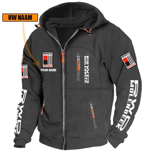 RWD Molenbeek Vest met rits – Nieuwe versie met je naam RWD Molenbeek Vest met rits – Nieuwe versie met je naam