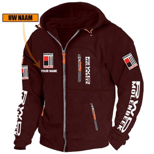 RWD Molenbeek Vest met rits – Nieuwe versie met je naam RWD Molenbeek Vest met rits – Nieuwe versie met je naam