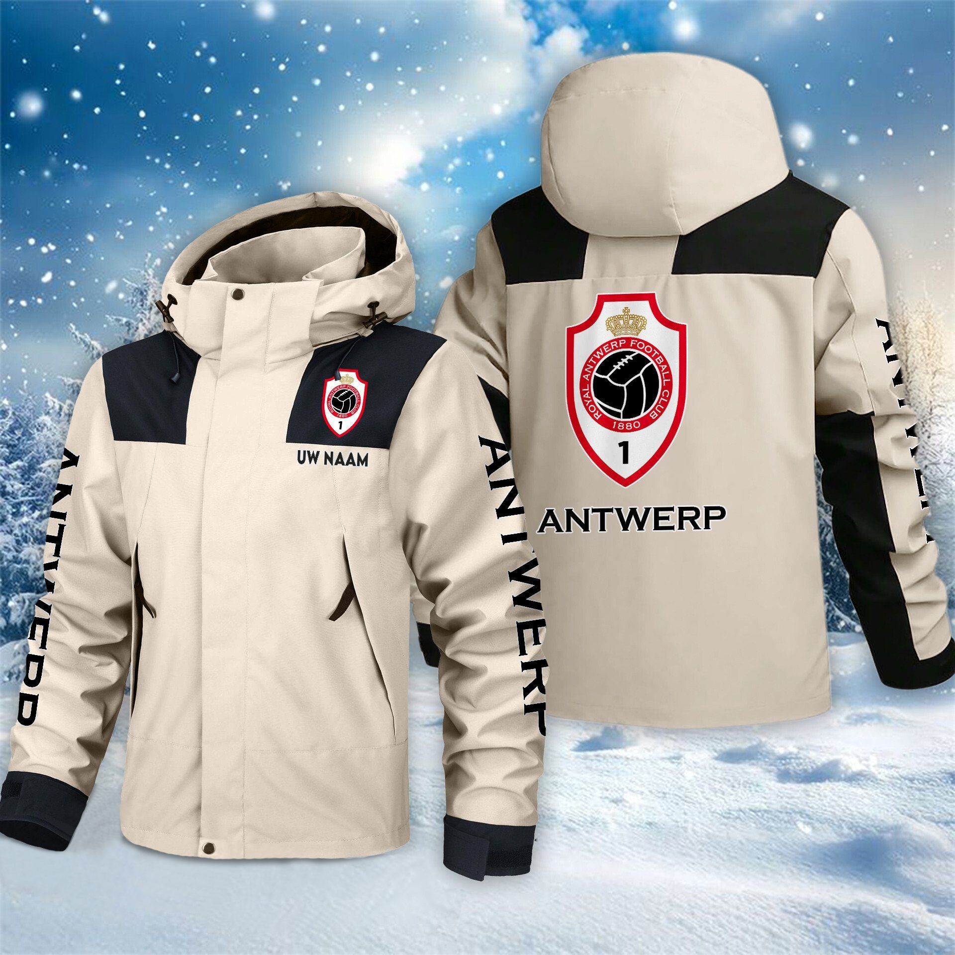 Royal Antwerp FC Outdoorjas – Sportieve Stijl met Je Naam Royal Antwerp FC Outdoorjas – Sportieve Stijl met Je Naam