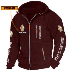Standard Liège Vest met rits – Nieuwe versie met je naam