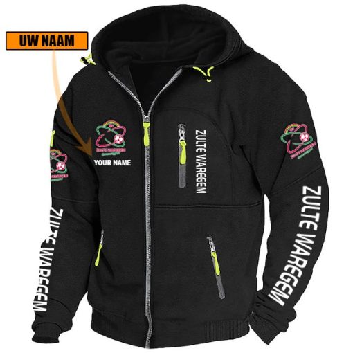 Zulte Waregem Vest met rits – Nieuwe versie met je naam Zulte Waregem Vest met rits – Nieuwe versie met je naam