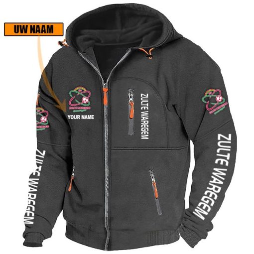 Zulte Waregem Vest met rits – Nieuwe versie met je naam Zulte Waregem Vest met rits – Nieuwe versie met je naam