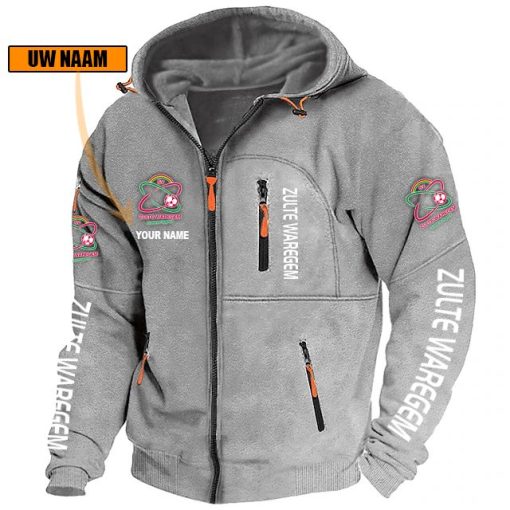 Zulte Waregem Vest met rits – Nieuwe versie met je naam Zulte Waregem Vest met rits – Nieuwe versie met je naam
