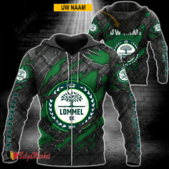 Lommel SK – Rits Hoodie Nieuwe editie met Je Naam