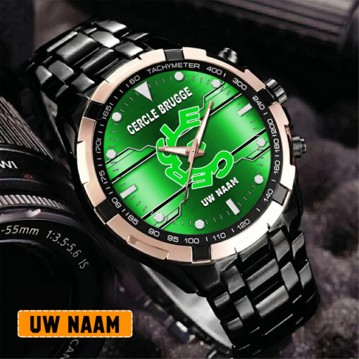 Cercle Brugge KSV – Aurora-uurwerk Speciale Editie met Je Naam Cercle Brugge KSV – Aurora-uurwerk Speciale Editie met Je Naam