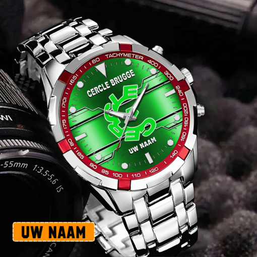 Cercle Brugge KSV – Aurora-uurwerk Speciale Editie met Je Naam Cercle Brugge KSV – Aurora-uurwerk Speciale Editie met Je Naam