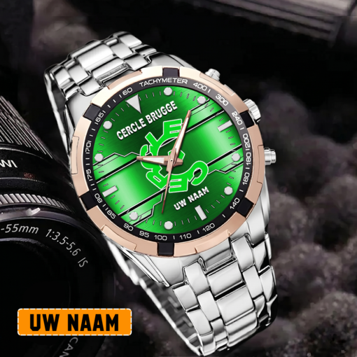 Cercle Brugge KSV – Aurora-uurwerk Speciale Editie met Je Naam Cercle Brugge KSV – Aurora-uurwerk Speciale Editie met Je Naam