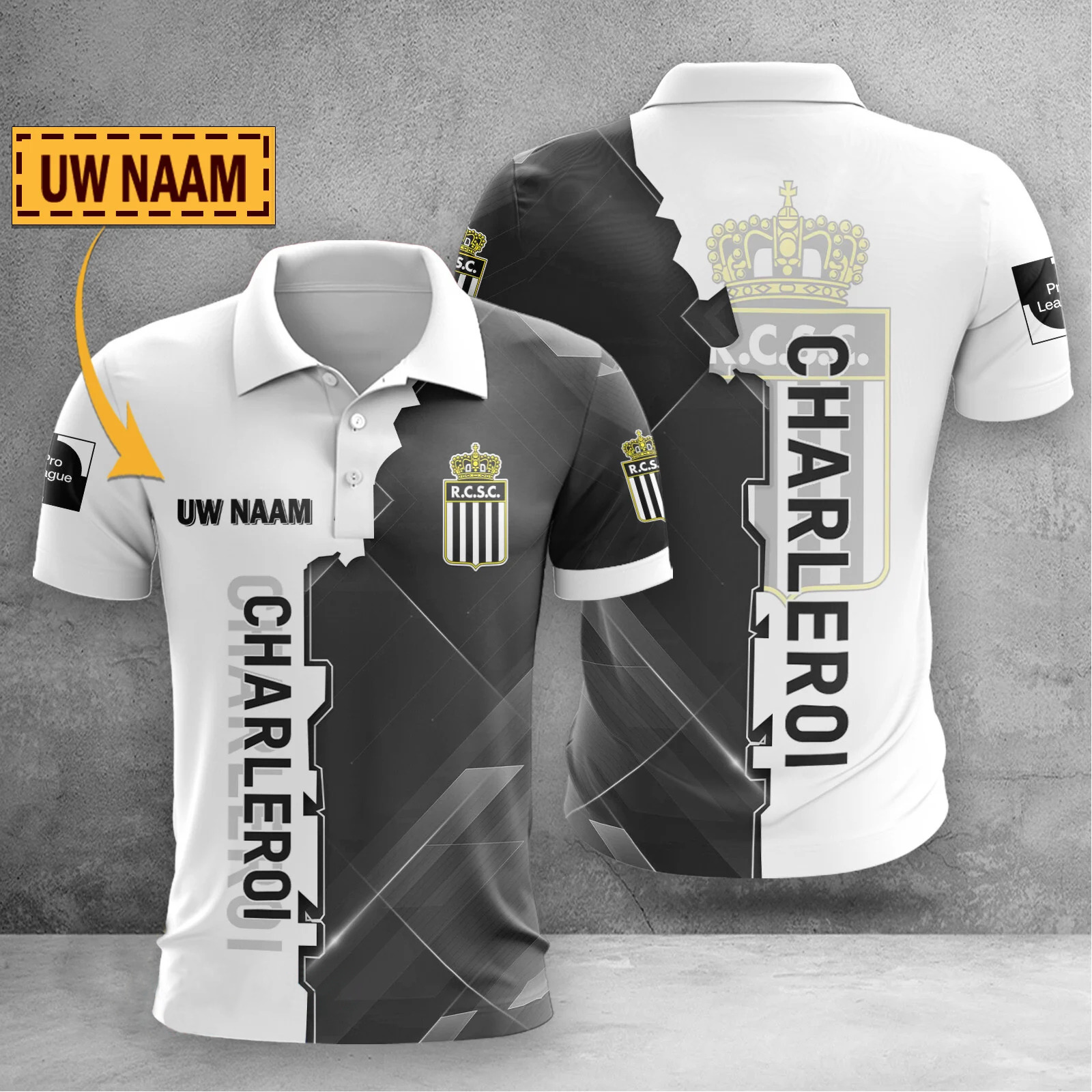 Charleroi – Nieuwe Polo met Aangepaste Naam Charleroi – Nieuwe Polo met Aangepaste Naam