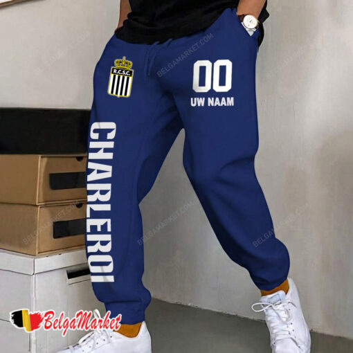 Charleroi – Joggingbroek nieuwe editie met aangepaste naam nummer Charleroi – Joggingbroek nieuwe editie met aangepaste naam nummer