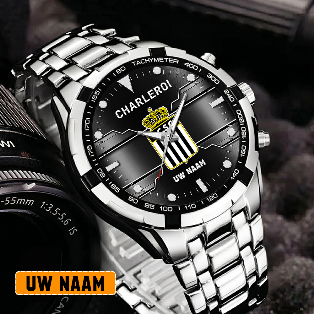 Charleroi – Aurora-uurwerk Speciale Editie met Je Naam Charleroi – Aurora-uurwerk Speciale Editie met Je Naam