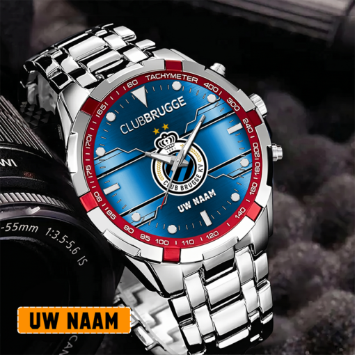Club Brugge KV – Aurora-uurwerk Speciale Editie met Je Naam Club Brugge KV – Aurora-uurwerk Speciale Editie met Je Naam