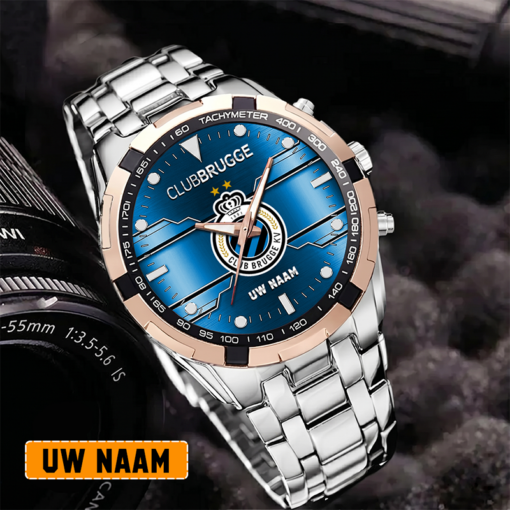 Club Brugge KV – Aurora-uurwerk Speciale Editie met Je Naam Club Brugge KV – Aurora-uurwerk Speciale Editie met Je Naam
