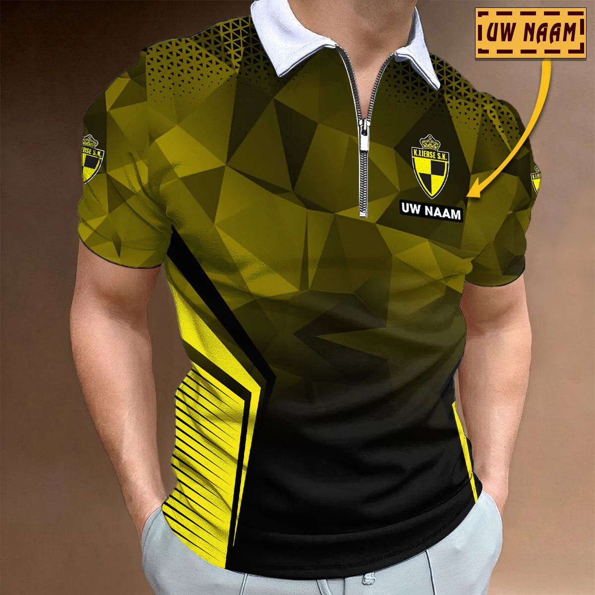 K Lierse SK – Polo shirt met rits – nieuwe editie met je naam K Lierse SK – Polo shirt met rits – nieuwe editie met je naam