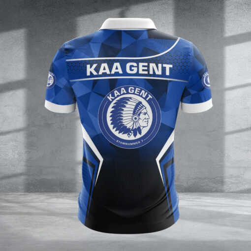 KAA Gent – Polo shirt met rits – nieuwe editie met je naam KAA Gent – Polo shirt met rits – nieuwe editie met je naam