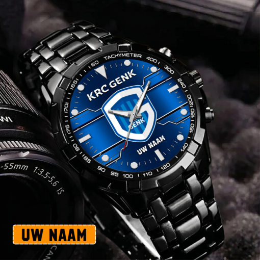 KRC Genk – Aurora-uurwerk Speciale Editie met Je Naam KRC Genk – Aurora-uurwerk Speciale Editie met Je Naam