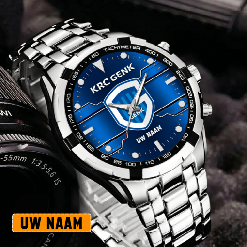 KRC Genk – Aurora-uurwerk Speciale Editie met Je Naam KRC Genk – Aurora-uurwerk Speciale Editie met Je Naam