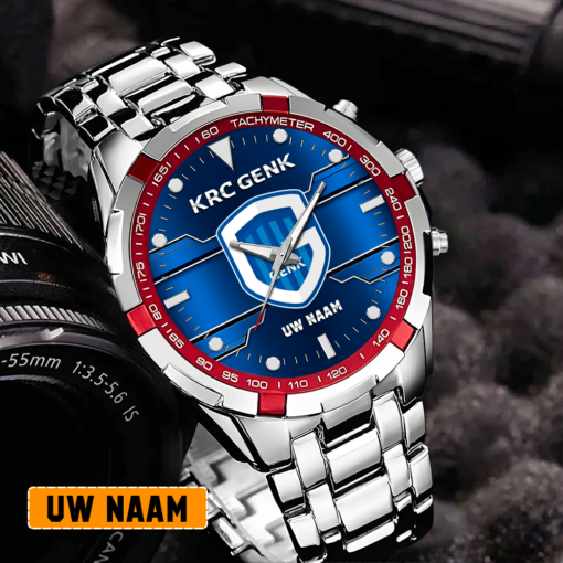 KRC Genk – Aurora-uurwerk Speciale Editie met Je Naam KRC Genk – Aurora-uurwerk Speciale Editie met Je Naam