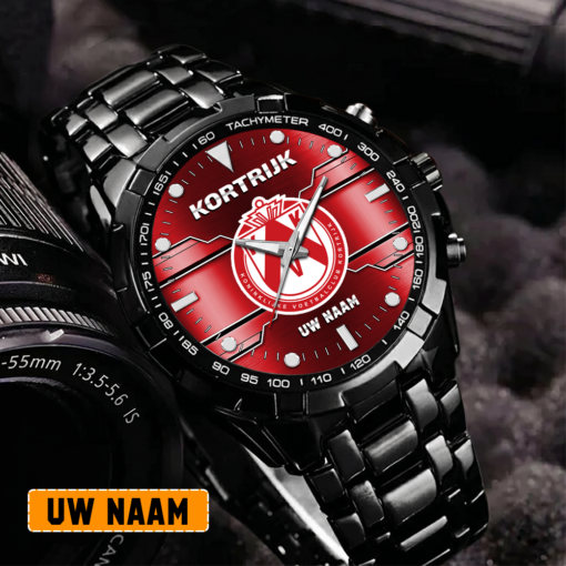 KV Kortrijk – Aurora-uurwerk Speciale Editie met Je Naam KV Kortrijk – Aurora-uurwerk Speciale Editie met Je Naam