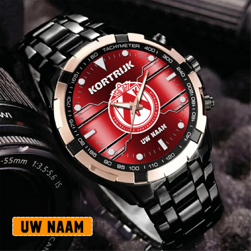 KV Kortrijk – Aurora-uurwerk Speciale Editie met Je Naam KV Kortrijk – Aurora-uurwerk Speciale Editie met Je Naam