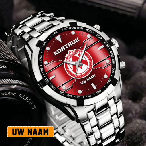 KV Kortrijk – Aurora-uurwerk Speciale Editie met Je Naam KV Kortrijk – Aurora-uurwerk Speciale Editie met Je Naam