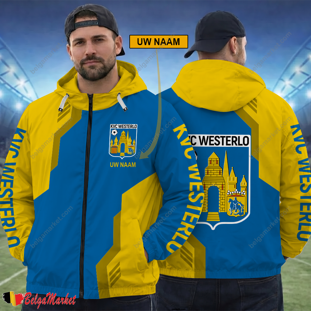 KVC Westerlo – Windjas met rits Nieuwe editie met Je Naam KVC Westerlo – Windjas met rits Nieuwe editie met Je Naam