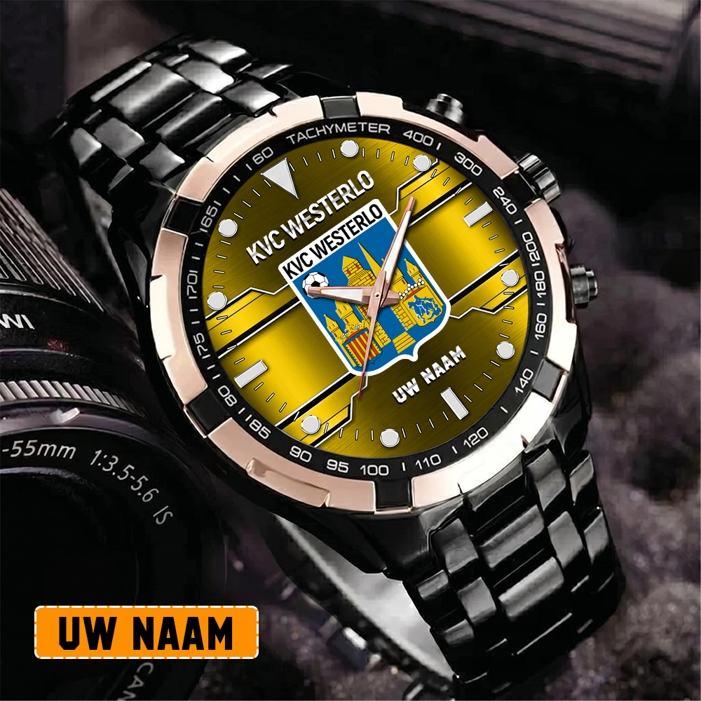 KVC Westerlo – Aurora-uurwerk Speciale Editie met Je Naam KVC Westerlo – Aurora-uurwerk Speciale Editie met Je Naam