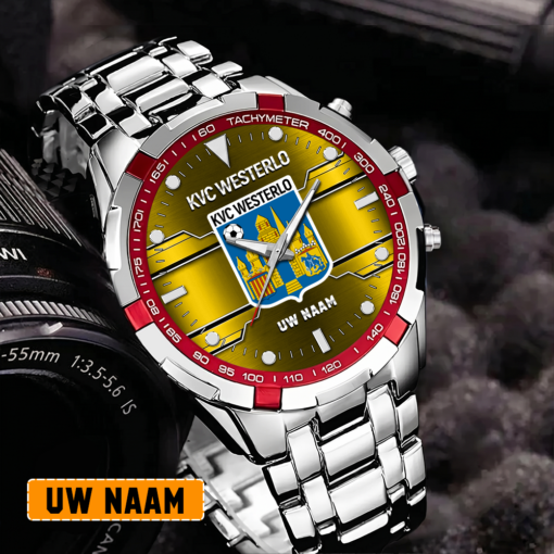KVC Westerlo – Aurora-uurwerk Speciale Editie met Je Naam KVC Westerlo – Aurora-uurwerk Speciale Editie met Je Naam